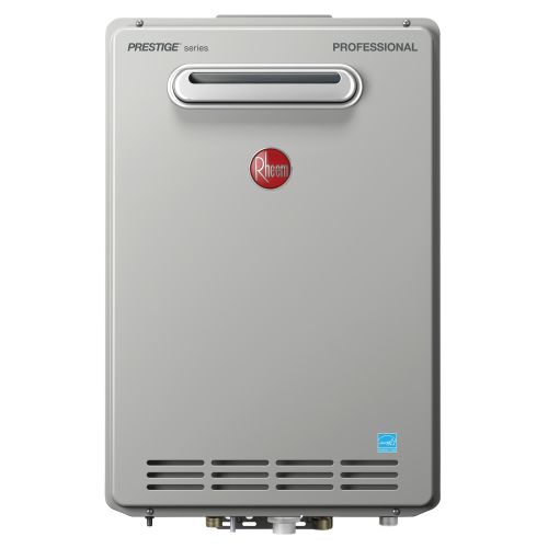 Rheem RTGH-84XLN-2 HE Natural Gas Condensing Tankless Water Heater (Outdoor)